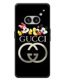 Чехол для Nothing Phone (2a) Plus с картинкой «Gucci — герои Disney»