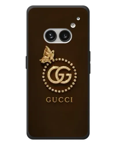 Чехол для Nothing Phone (2a) Plus с картинкой «Gucci — золотая бабочка»