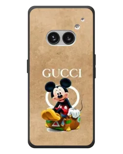 Чехол для Nothing Phone (2a) Plus с картинкой «Микки Маус Gucci — крафт»