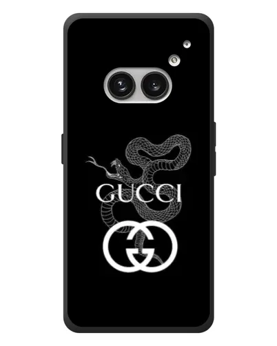 Чехол для Nothing Phone (2a) Plus с картинкой «Gucci — серебряная змея»