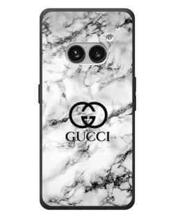 Чехол для Nothing Phone (2a) Plus с картинкой «Gucci — мраморный шик»