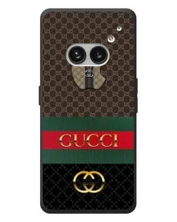 Чехол для Nothing Phone (2a) Plus с картинкой «Gucci — брендированный десерт»
