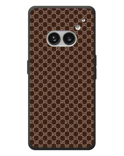 Чехол для Nothing Phone (2a) Plus с картинкой «Gucci — шоколадная сетка»