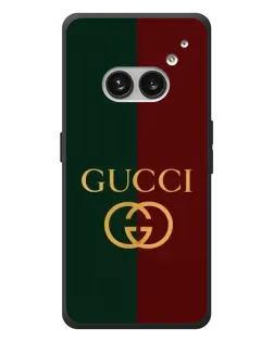 Чехол для Nothing Phone (2a) Plus с картинкой «Gucci — темно-зеленый градиент»