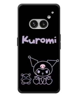 Чохол для Nothing Phone (2a) Plus з картинкою «Kuromi — чорний мінімалізм» Чохол для Nothing Phone (2a) Plus з картинкою «Kuromi — чорний мінімалізм»