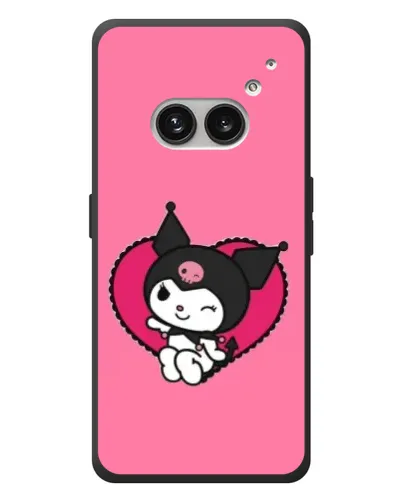Чехол для Nothing Phone (2a) Plus с картинкой «Kuromi — любовь в сердце»