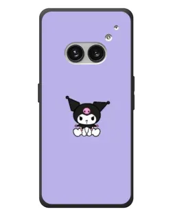 Чехол для Nothing Phone (2a) Plus с картинкой «Kuromi — фиолетовый минимализм»