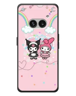 Чехол для Nothing Phone (2a) Plus с картинкой «My Melody и Kuromi»
