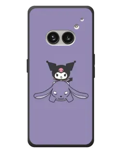 Чехол для Nothing Phone (2a) Plus с картинкой «Kuromi на лиловом фоне»