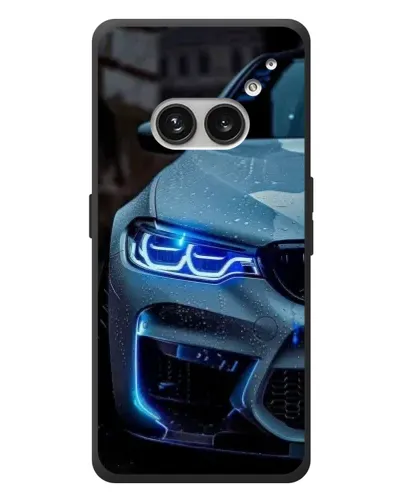 Чехол для Nothing Phone (2a) Plus с картинкой «Взгляд BMW с синими фарами»