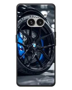 Чехол для Nothing Phone (2a) Plus с картинкой «Колесо BMW вблизи»
