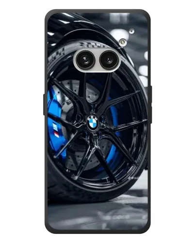 Чехол для Nothing Phone (2a) Plus с картинкой «Колесо BMW вблизи»