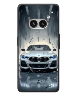 Чехол для Nothing Phone (2a) Plus с картинкой «BMW в свете фар»