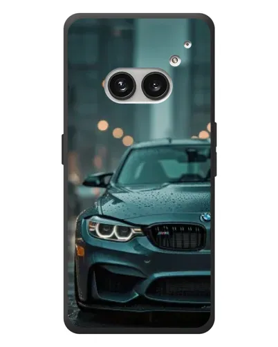 Чехол для Nothing Phone (2a) Plus с картинкой «BMW в огнях города»