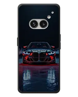 Чехол для Nothing Phone (2a) Plus с картинкой «BMW на мокрой дороге»