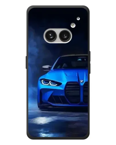 Чехол для Nothing Phone (2a) Plus с картинкой «Голубая BMW M4»