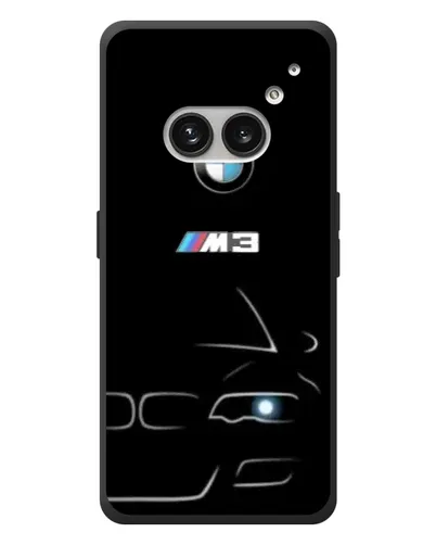 Чехол для Nothing Phone (2a) Plus с картинкой «Минималистичный принт BMW M3»