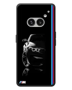 Чехол для Nothing Phone (2a) Plus с картинкой «Силуэт BMW в темноте»
