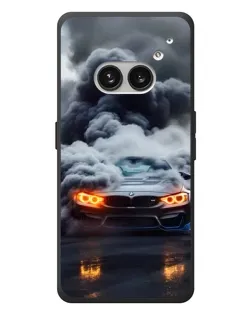 Чехол для Nothing Phone (2a) Plus с картинкой «BMW в дыму»