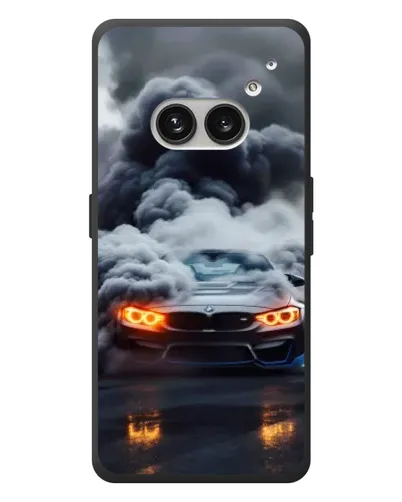 Чехол для Nothing Phone (2a) Plus с картинкой «BMW в дыму»
