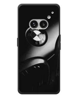 Чехол для Nothing Phone (2a) Plus с картинкой «Эмблема BMW — макро»