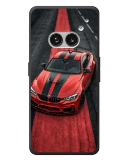 Чехол для Nothing Phone (2a) Plus с картинкой «BMW на красной дорожке»