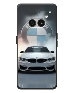 Чехол для Nothing Phone (2a) Plus с картинкой «BMW в белом дыму»
