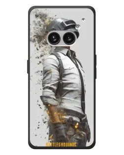 Чехол для Nothing Phone (2a) Plus с картинкой «PUBG — боец в пыли»