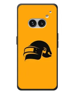 Чехол для Nothing Phone (2a) Plus с картинкой «PUBG — золотой шлем»