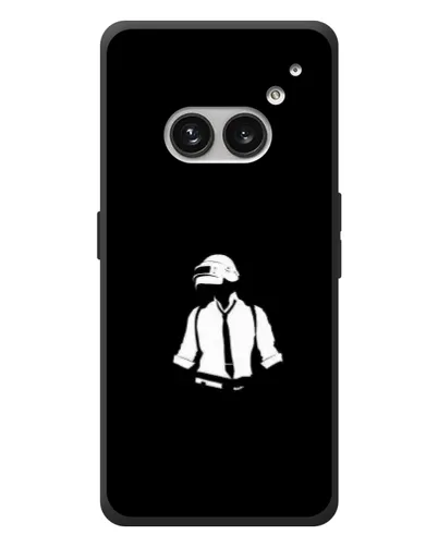 Чехол для Nothing Phone (2a) Plus с картинкой «PUBG — белый шлем»