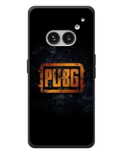 Чехол для Nothing Phone (2a) Plus с картинкой «PUBG — золотой логотип»