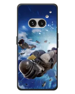 Чехол для Nothing Phone (2a) Plus с картинкой «Десант PUBG — прыжок»