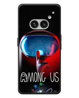 Чохол для Nothing Phone (2a) Plus з картинкою «Червоний імпостер — макро» Чохол для Nothing Phone (2a) Plus з картинкою «Червоний імпостер — макро»
