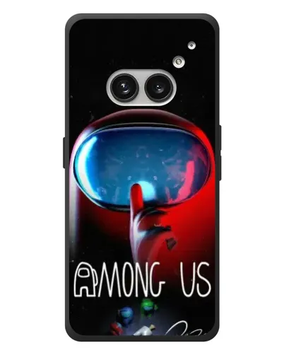 Чехол для Nothing Phone (2a) Plus с картинкой «Красный импостер — макро» Чехол для Nothing Phone (2a) Plus с картинкой «Красный импостер — макро»