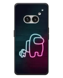 Чехол для Nothing Phone (2a) Plus с картинкой «Among Us неон-арт»