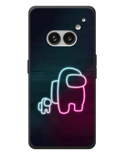 Чехол для Nothing Phone (2a) Plus с картинкой «Among Us неон-арт» Чехол для Nothing Phone (2a) Plus с картинкой «Among Us неон-арт»