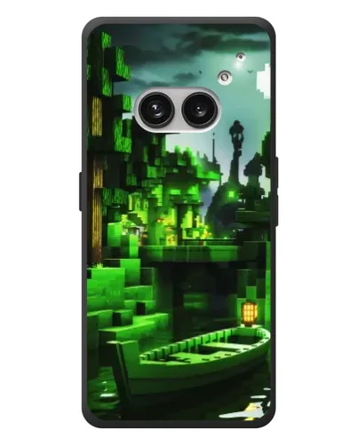 Чехол для Nothing Phone (2a) Plus с картинкой «Minecraft лесной пейзаж» Чехол для Nothing Phone (2a) Plus с картинкой «Minecraft лесной пейзаж»