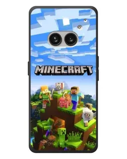 Чехол для Nothing Phone (2a) Plus с картинкой «Minecraft классический мир»