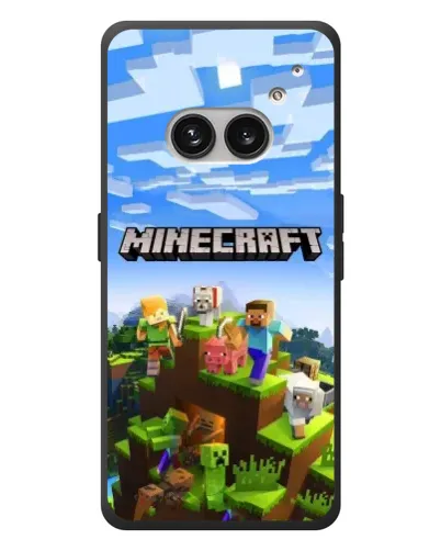 Чехол для Nothing Phone (2a) Plus с картинкой «Minecraft классический мир» Чехол для Nothing Phone (2a) Plus с картинкой «Minecraft классический мир»