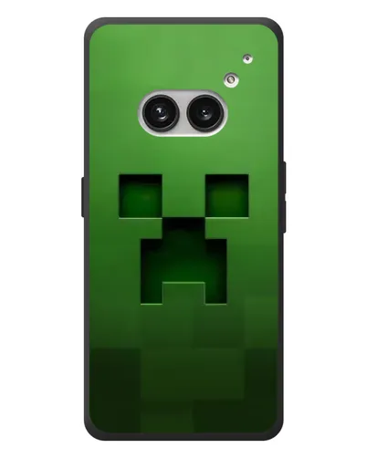 Чехол для Nothing Phone (2a) Plus с картинкой «Крипер микро-дизайн» Чехол для Nothing Phone (2a) Plus с картинкой «Крипер микро-дизайн»