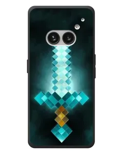 Чехол для Nothing Phone (2a) Plus с картинкой «Алмазный меч неон»