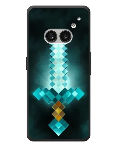 Чехол для Nothing Phone (2a) Plus с картинкой «Алмазный меч неон» Чехол для Nothing Phone (2a) Plus с картинкой «Алмазный меч неон»
