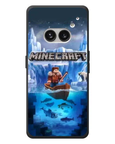 Чехол для Nothing Phone (2a) Plus с картинкой «Minecraft ледяной мир» Чехол для Nothing Phone (2a) Plus с картинкой «Minecraft ледяной мир»