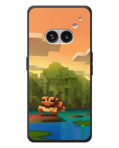 Чехол для Nothing Phone (2a) Plus с картинкой «Майнкрафт закат солнца» Чехол для Nothing Phone (2a) Plus с картинкой «Майнкрафт закат солнца»