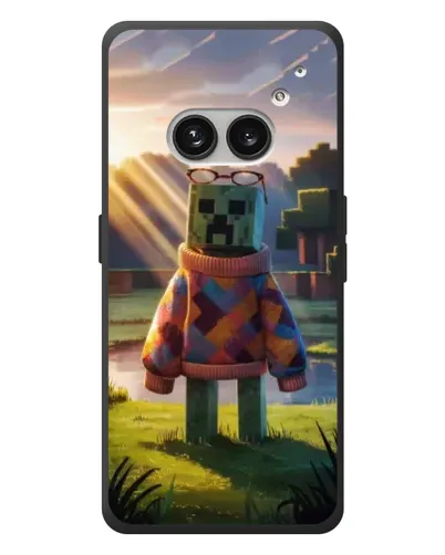 Чехол для Nothing Phone (2a) Plus с картинкой «Крипер в свитере» Чехол для Nothing Phone (2a) Plus с картинкой «Крипер в свитере»