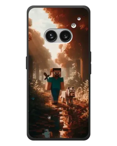 Чехол для Nothing Phone (2a) Plus с картинкой «Стив в лесу» Чехол для Nothing Phone (2a) Plus с картинкой «Стив в лесу»