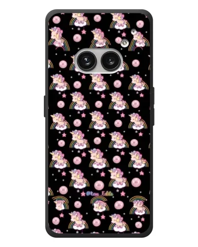 Чехол для Nothing Phone (2a) Plus с картинкой «Magic Unicorn паттерн»