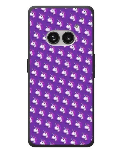 Чехол для Nothing Phone (2a) Plus с картинкой «Единороги на фиолетовом»