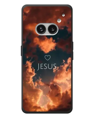 Чехол для Nothing Phone (2a) Plus с картинкой «Сияние Имени Jesus»