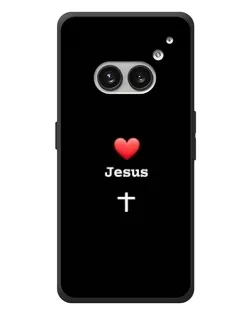 Чохол для Nothing Phone (2a) Plus з картинкою «Серце - Jesus» Чохол для Nothing Phone (2a) Plus з картинкою «Серце - Jesus»